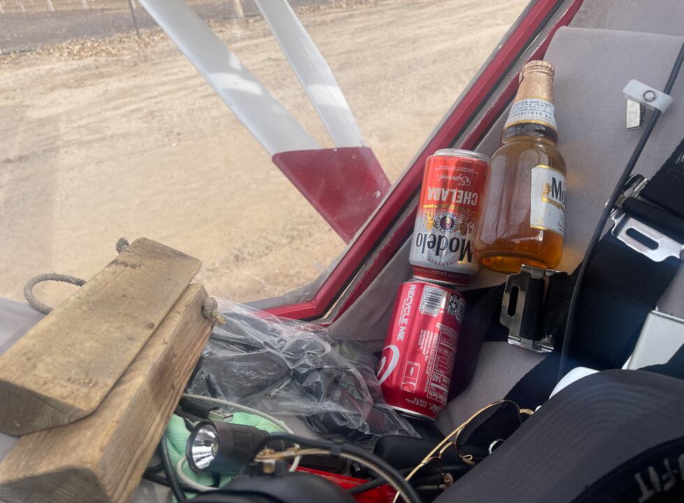 A man is accused of stealing a plane in North Las Vegas and flying it to Southern California.