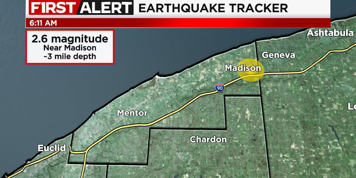 Earthquake detected in Northeast Ohio: Did you feel it? Earthquake detected in Northeast Ohio: Did you feel it?